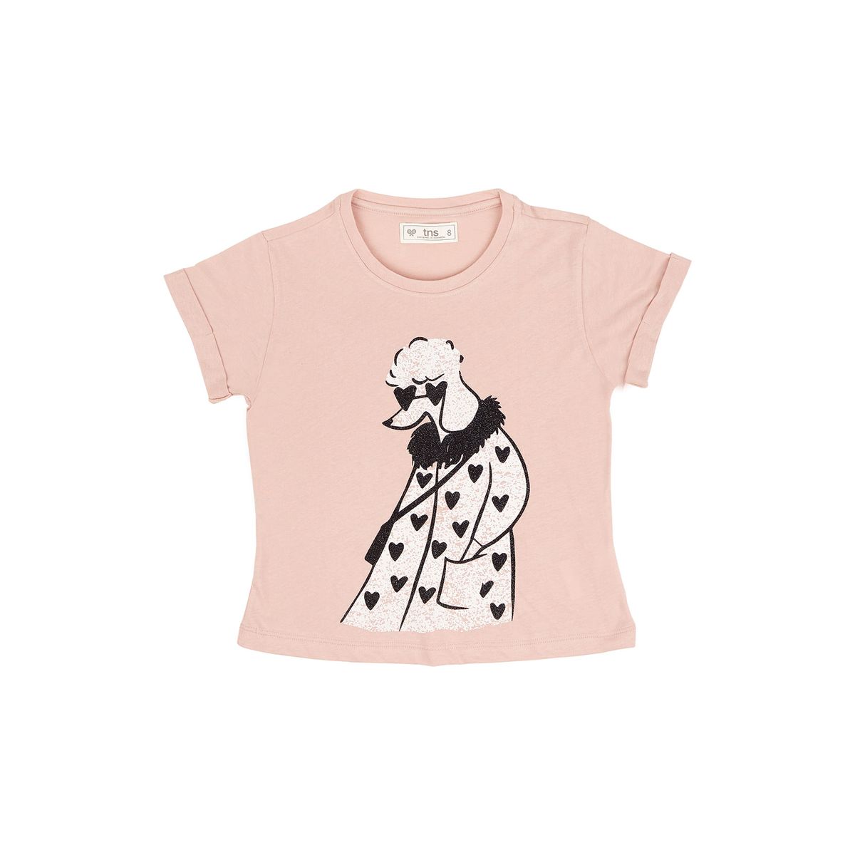 TENNIS - Camiseta manga corta estampada para niña