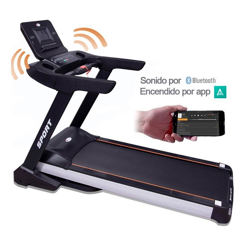 CENTURFIT - Caminadora Electrica Gimnasio Profesional  Color Negro