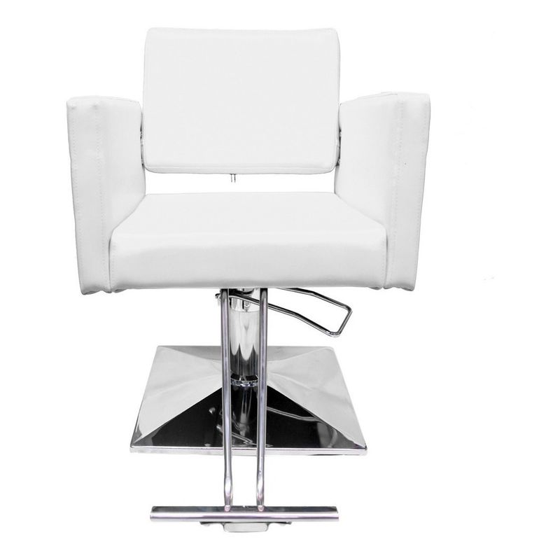 NANOFORT - Silla Salón De Belleza Estética Sillón Cuadrado Ajustable Barbero