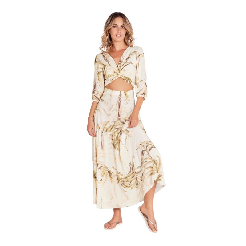 FIORY - Vestido Largo  Mujer Marfil Fiory 3206