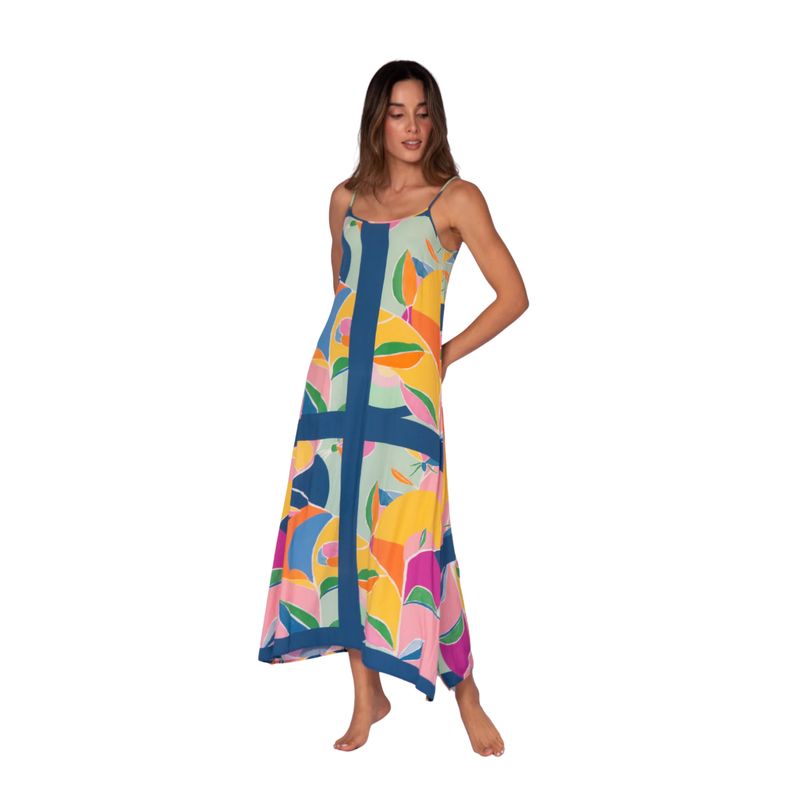 FIORY - Vestido Largo  Mujer Multicolor Fiory 3272