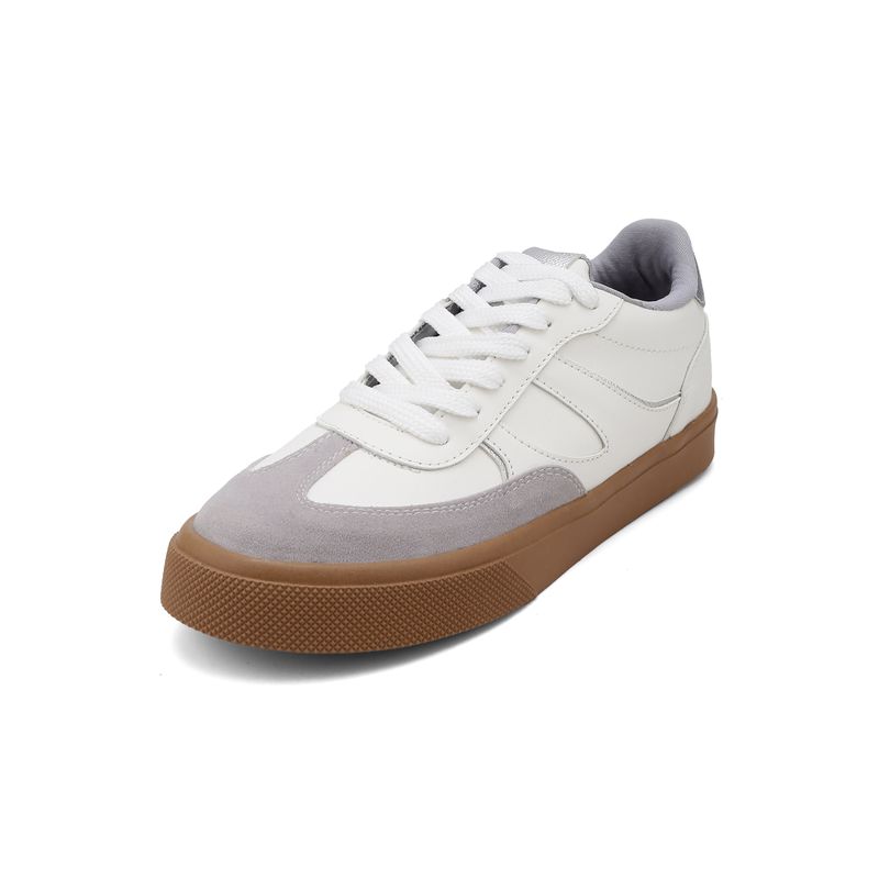 SEVENTEEN - TENIS BLANCOS CON GRIS Y PLATA SEVENTEEN LIZZIE