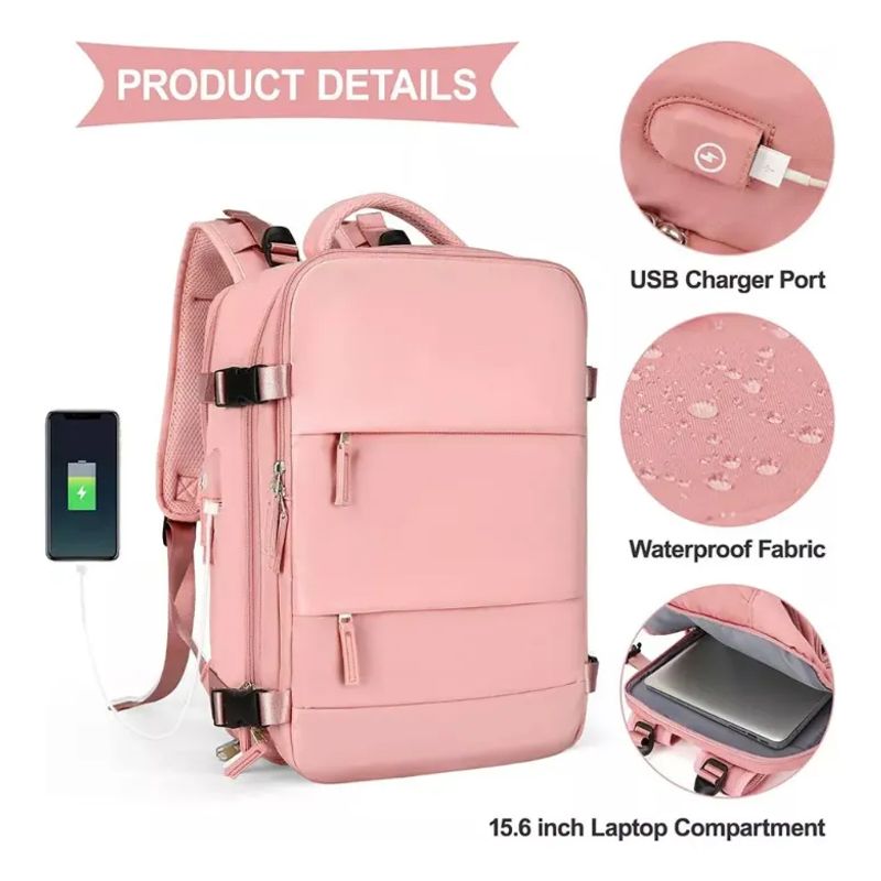 GENERAL - Mochila Multifuncional con Puerto USB- Zapatero 