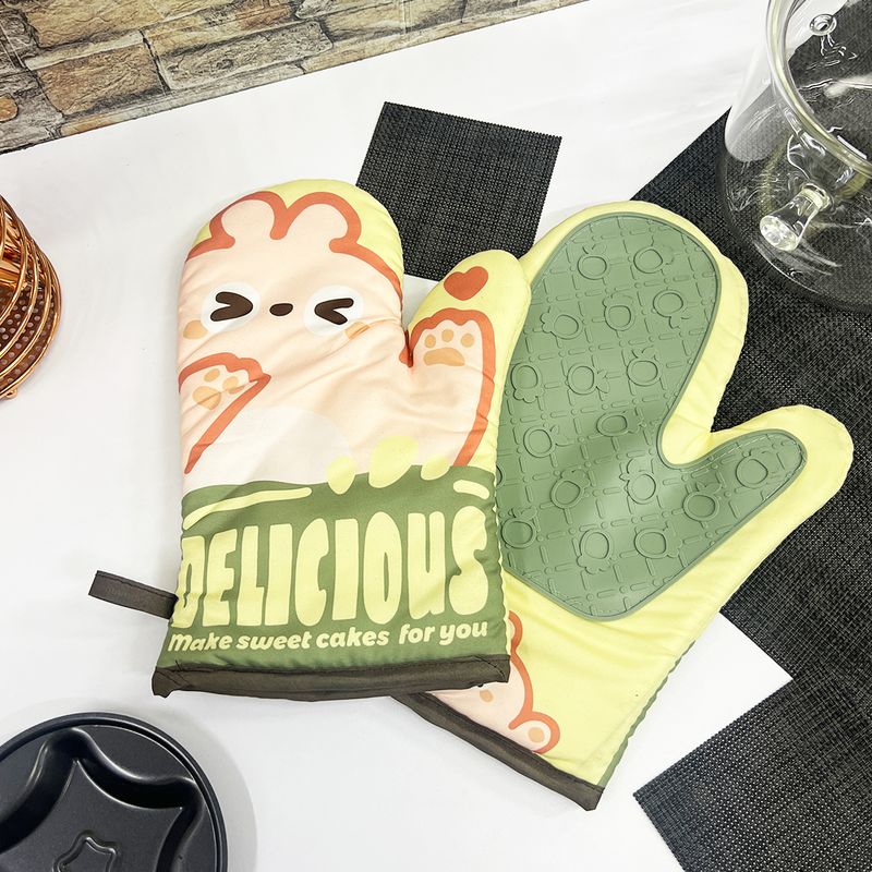 GENERICO - Guantes Para Hornear De Silicona Cocina 21H0131CO