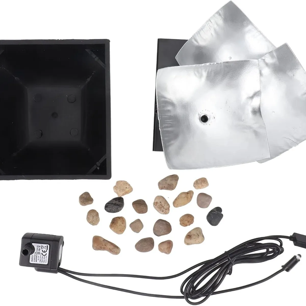 GENERAL - Fuente De Agua Luz Led Mesa Cascada Decoración Piedras