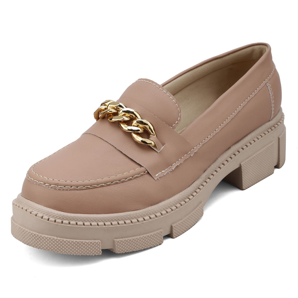 SEVENTEEN - MOCASINES MAQUILLAJE CON HERRAJE DORADO SEVENTEEN BELLA