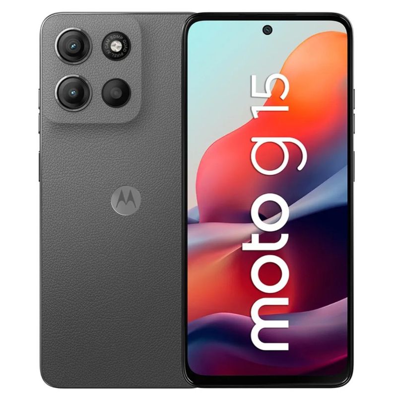 MOTOROLA - Celular MOTOROLA G15 4GB + 8 GB RAM Boost 128GB Gris