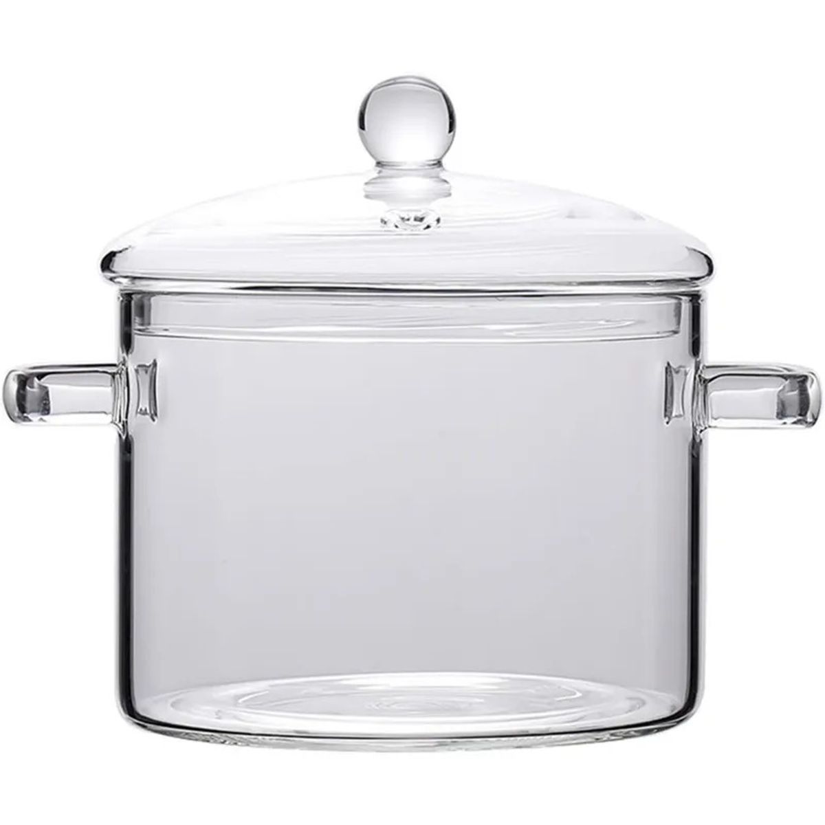 GENERICO - Olla Vidrio de borosilicato Resistente al Calor