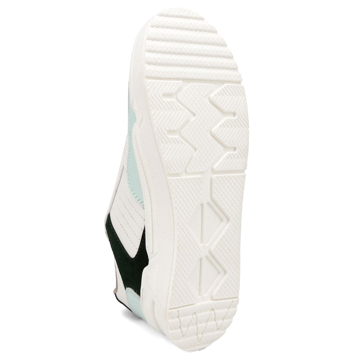 SEVENTEEN - TENIS BLANCOS CON APLIQUES VERDES SEVENTEEN CARLA