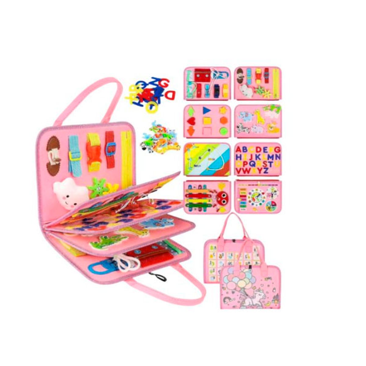 GENERICO - Tablero De Actividades Montessori Para Niños y Niñas