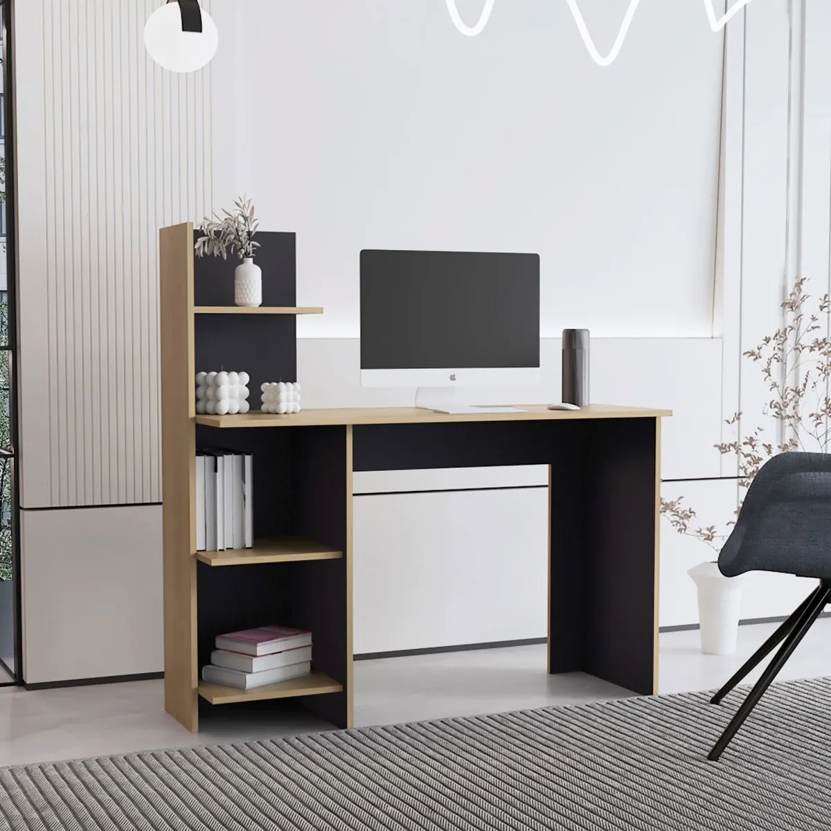 RTA MUEBLES - Escritorio 120 Vilna EFW 11109 Fresno Wengue RTA