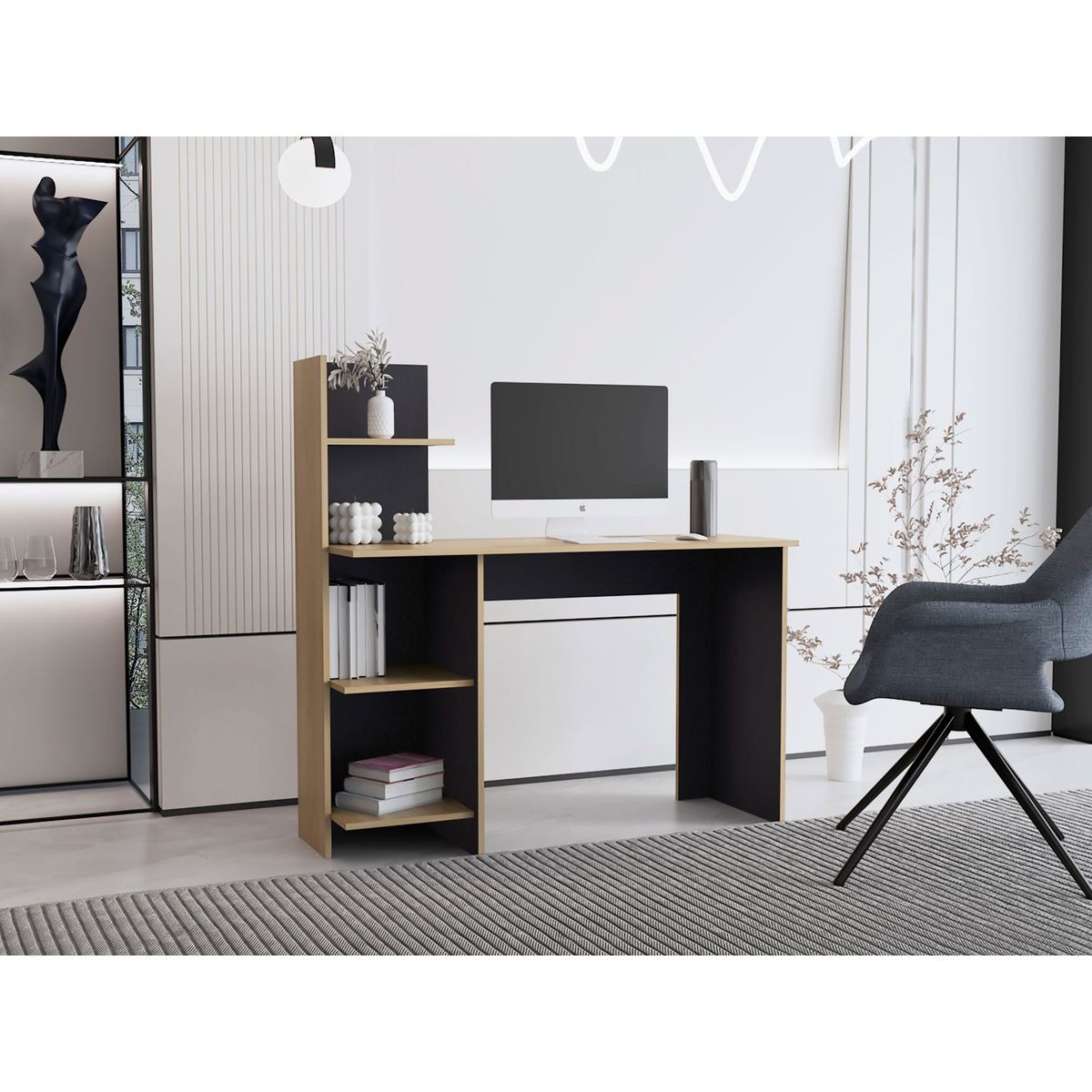 RTA MUEBLES - Escritorio 120 Vilna EFW 11109 Fresno Wengue RTA