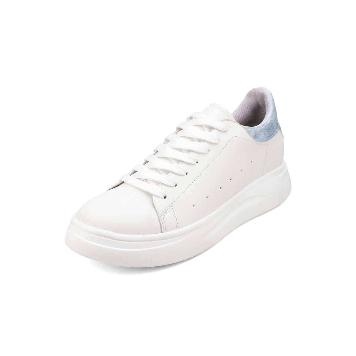 SEVENTEEN - TENIS BLANCOS CON CHULO EN JEAN SEVENTEEN DASHA