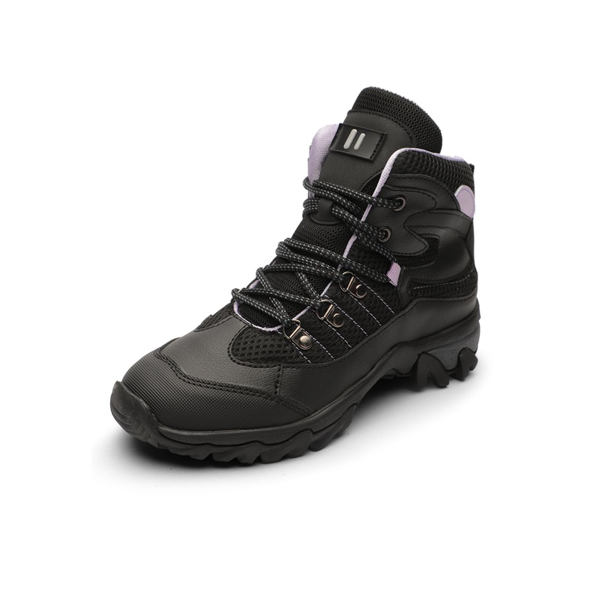 TELLENZI - Bota Outdoor Mujer Negro-Lila tellenzi 9-1547