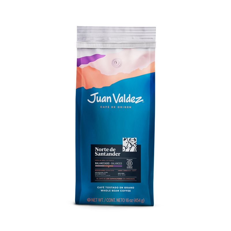 JUAN VALDEZ - Café Juan Valdez Origen Norte de Santander Grano 454 gr