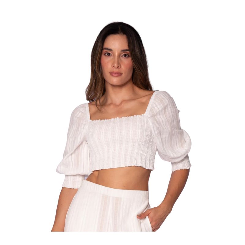 FIORY - Blusa  Mujer Marfil Fiory 3308