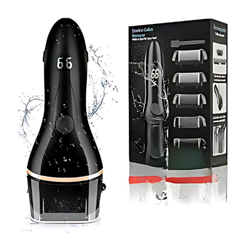 KOBALT - Removedor eléctrico para callos para pies en color negro con dorado