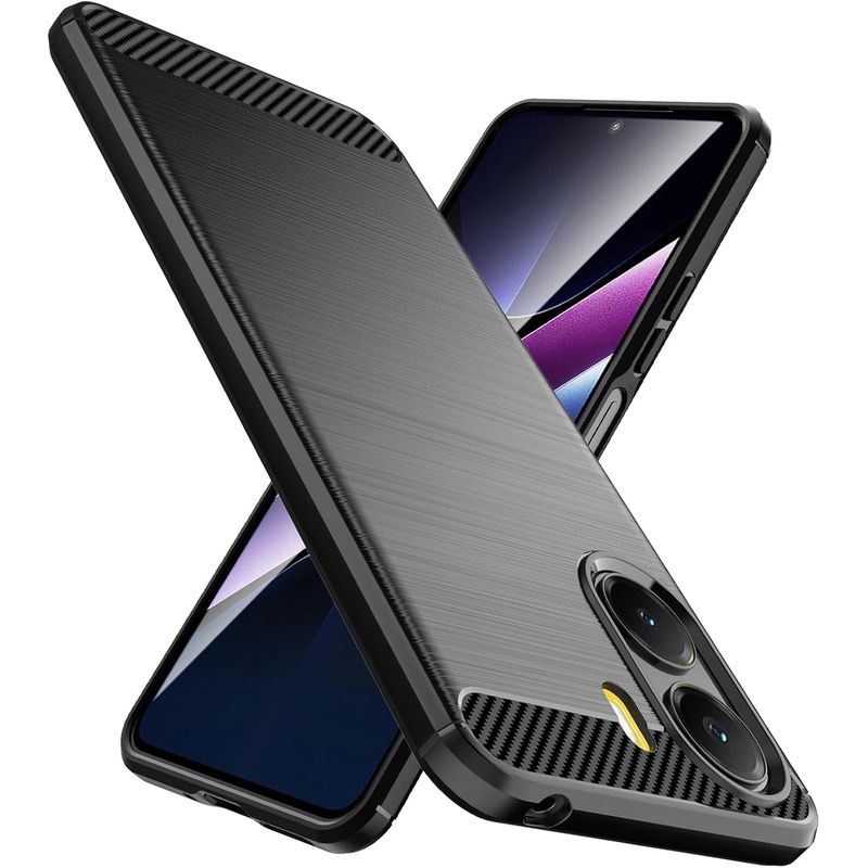 GENERICO - Funda Tipo Carbono Fiber Para Xiaomi Poco X7 Pro
