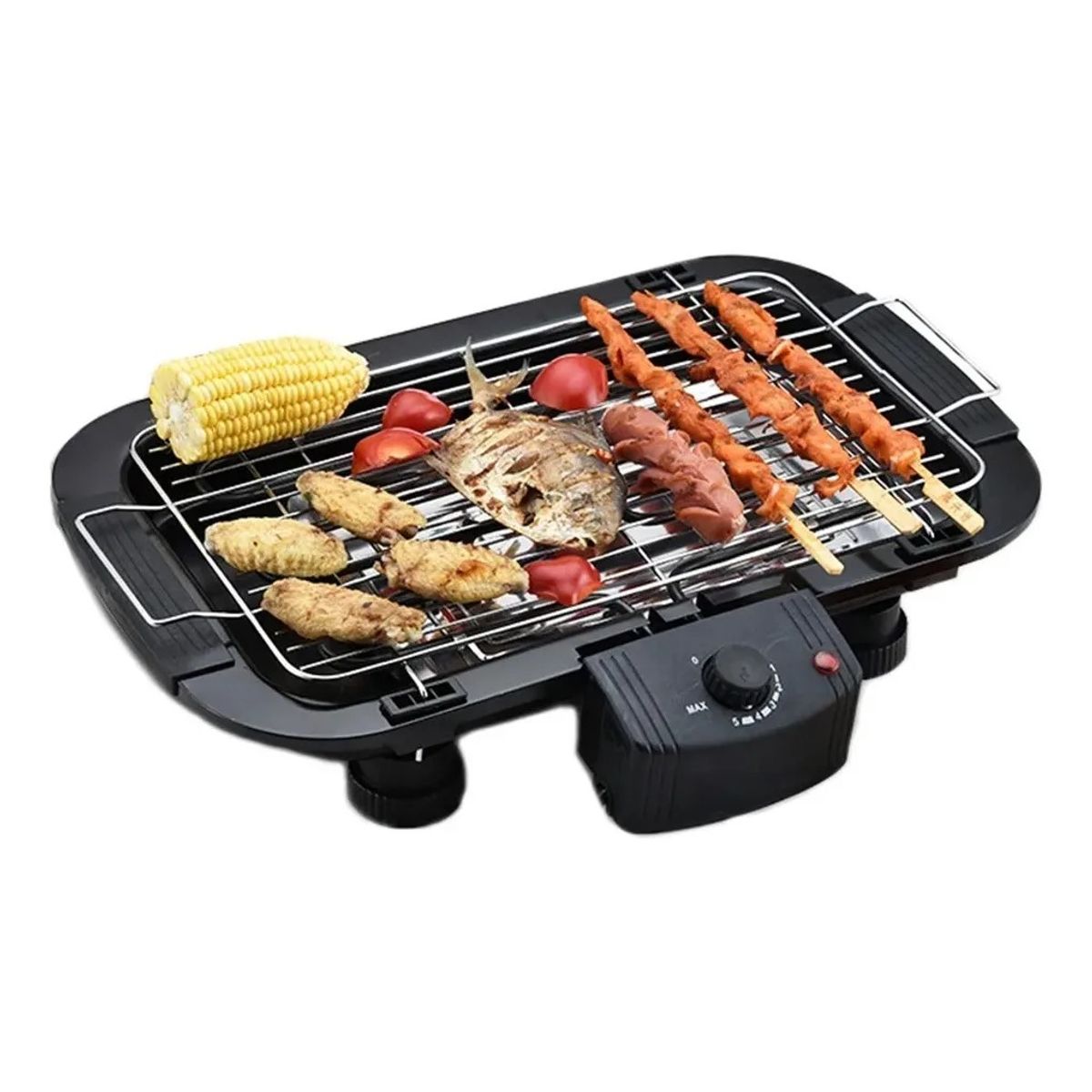 GENERICO - Parrilla Eléctrica Portátil Para Interiores Y Exteriores