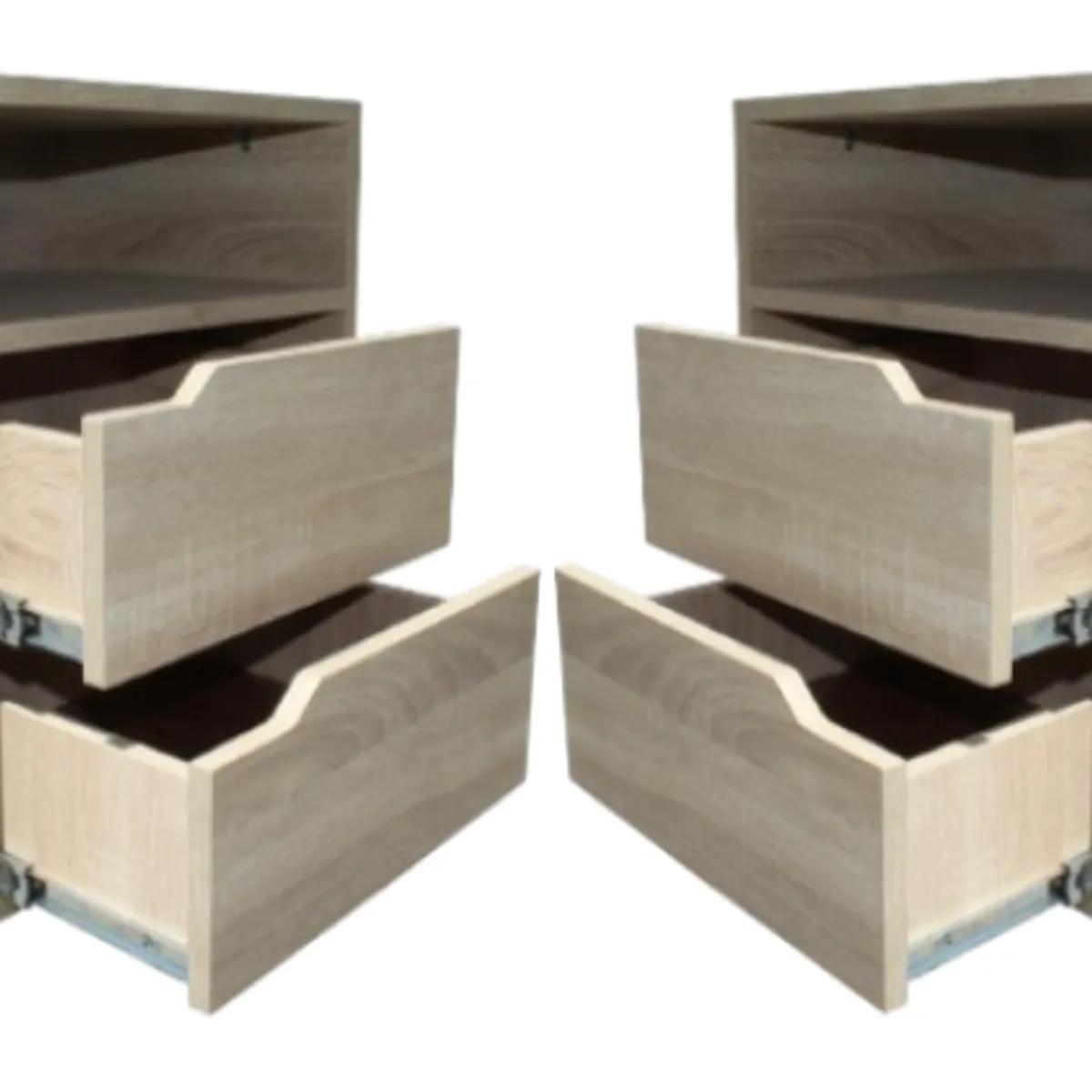 MAOS - Combo X2 Mesa De Noche  Nochero  Mesa Auxiliar