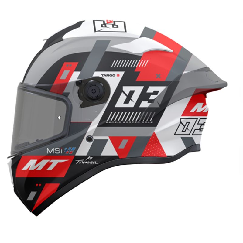 MT HELMETS - CASCO MT HELMETS TARGO S SERGIO GARCIA 2024 B5 BRILLO TALLA L