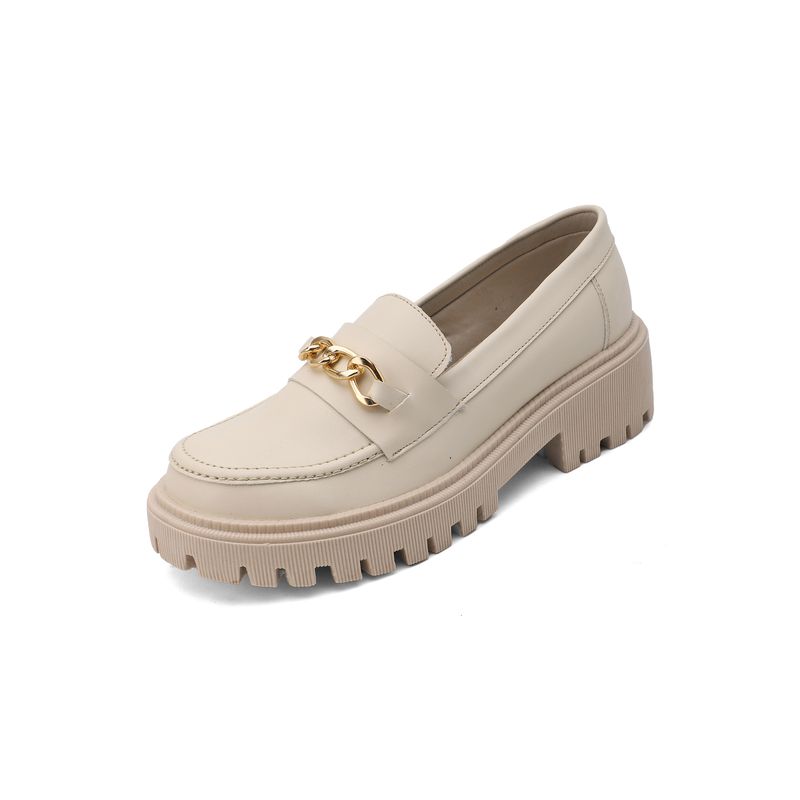 SEVENTEEN - MOCASIN BEIGE CON HERRAJE DORADO SEVENTEEN DENIS