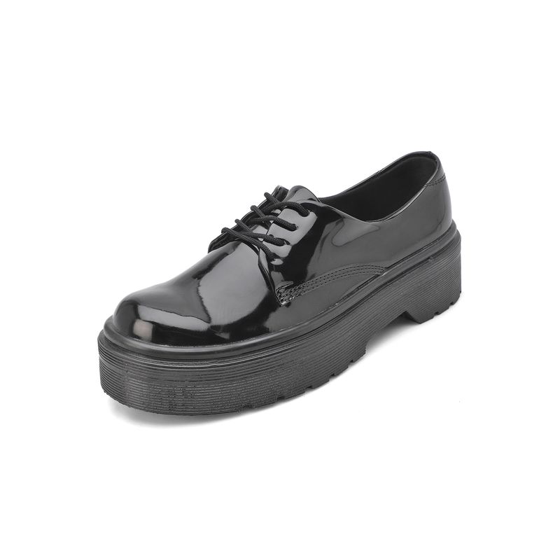 SEVENTEEN - MOCASIN NEGRO CHAROL DE AMARRAR SEVENTEEN BEGONIA