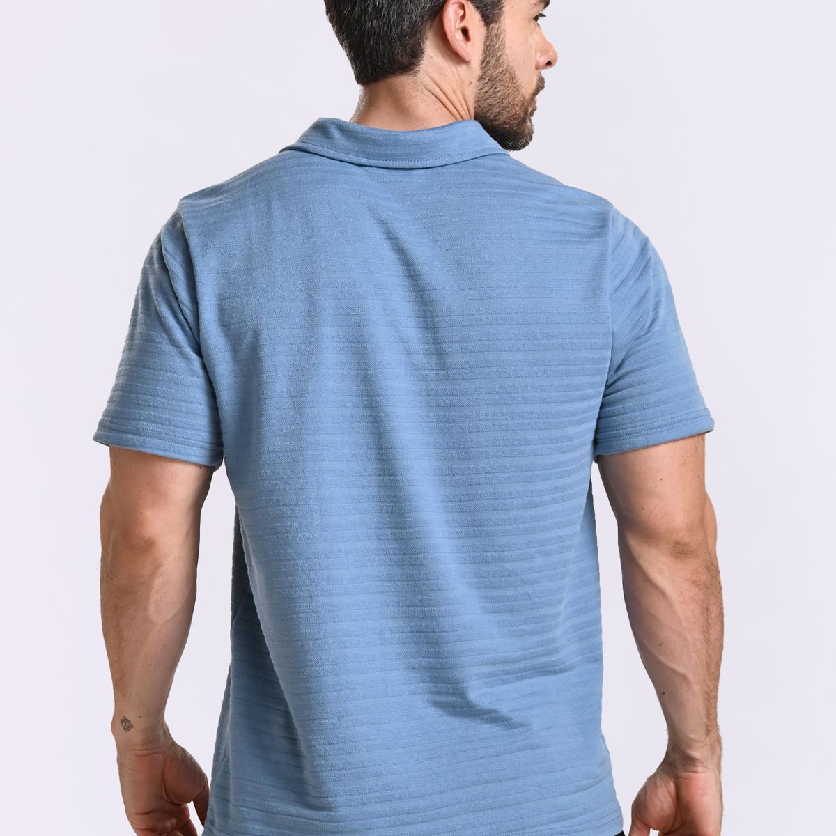 BELIFE - Camiseta polo azul para hombre