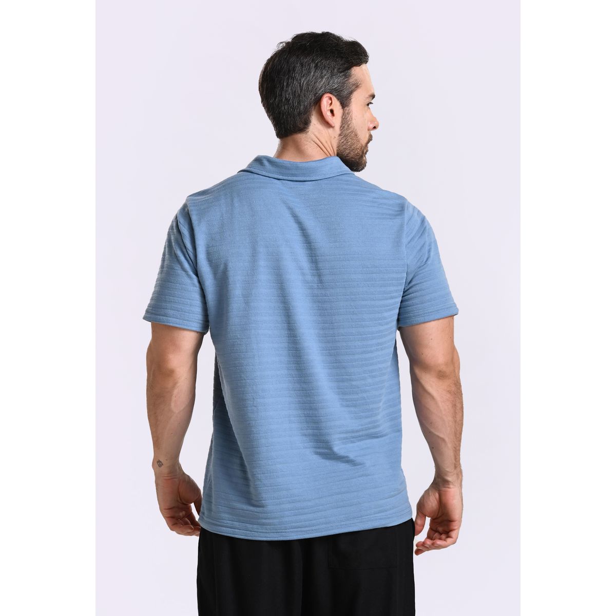 BELIFE - Camiseta polo azul para hombre