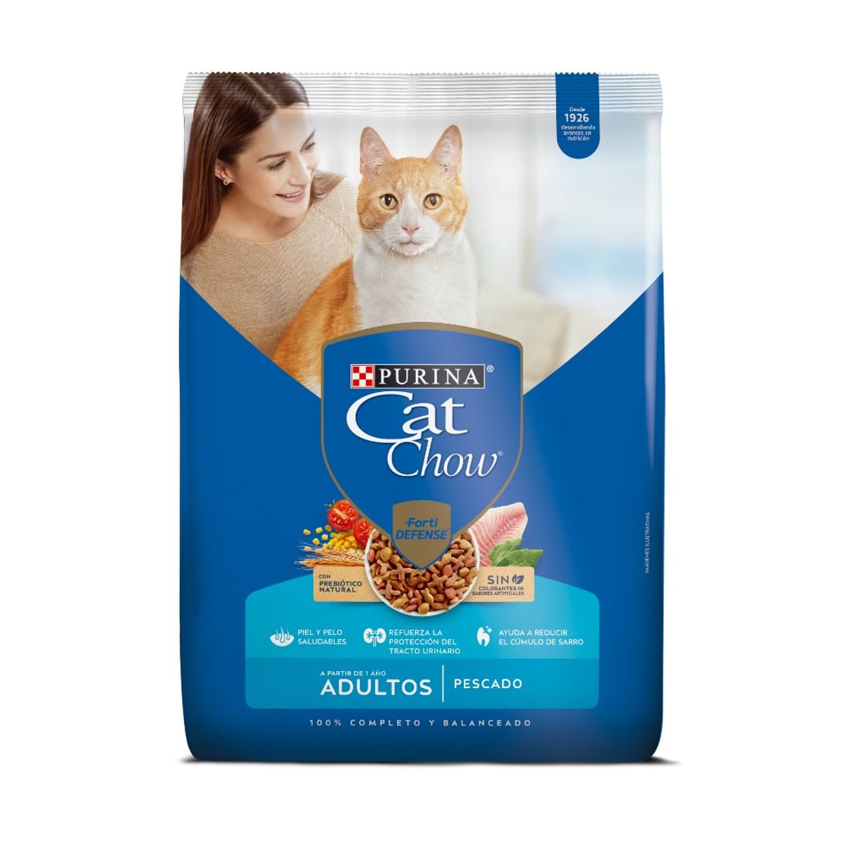 CAT CHOW - Cat Chow Adultos Sabor Pescado – 1.5 kg