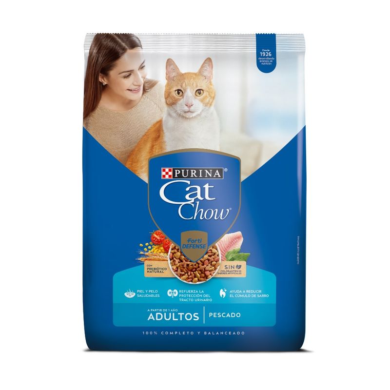 CAT CHOW - Cat Chow Adultos Sabor Pescado – 1.5 kg