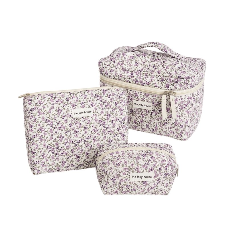 GEF - 3 Cosmetiqueras Bolso Organizador Maquillaje Viaje Acolchado