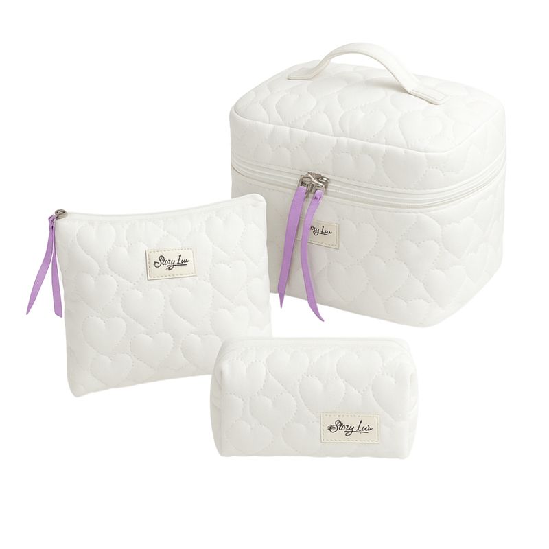 GEF - 3 Cosmetiqueras Bolso Organizador Maquillaje Viaje Acolchado