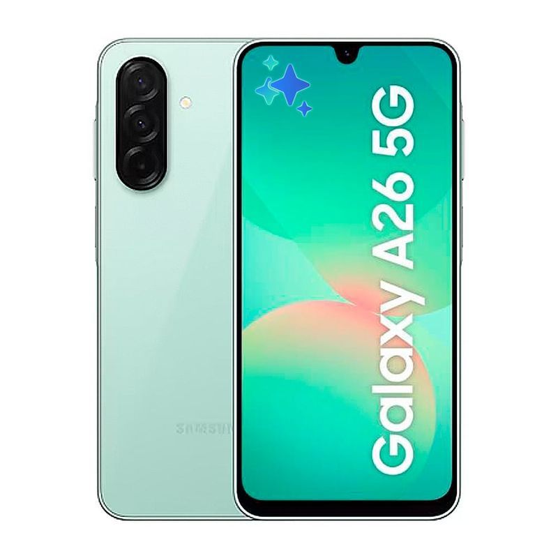 SAMSUNG - Celular Samsung A26 5G 256GB 8GB Ram Dual Sim Verde Menta