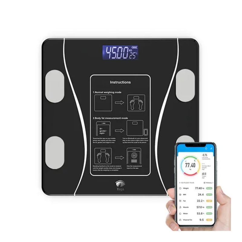 GENERICO - Báscula Electrónica Bluetooth Digital Inteligente