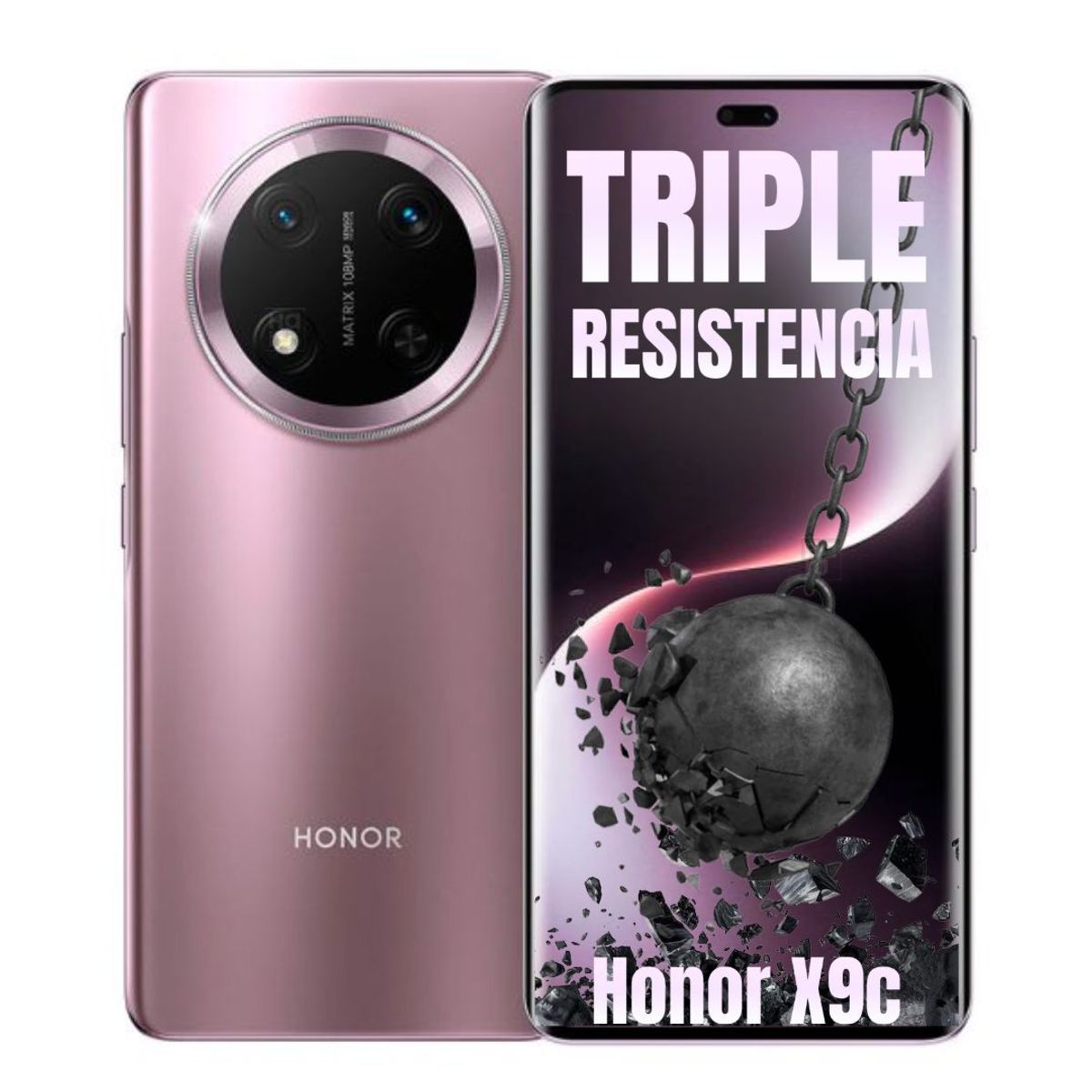HONOR - Celular HONOR X9c 256GB 8GB Ram 5G - Morado Titanio