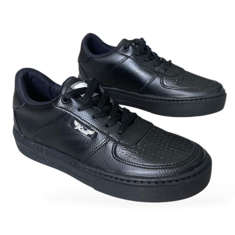 XIAN SHOES - mocasines cordones unisex negro total nine24