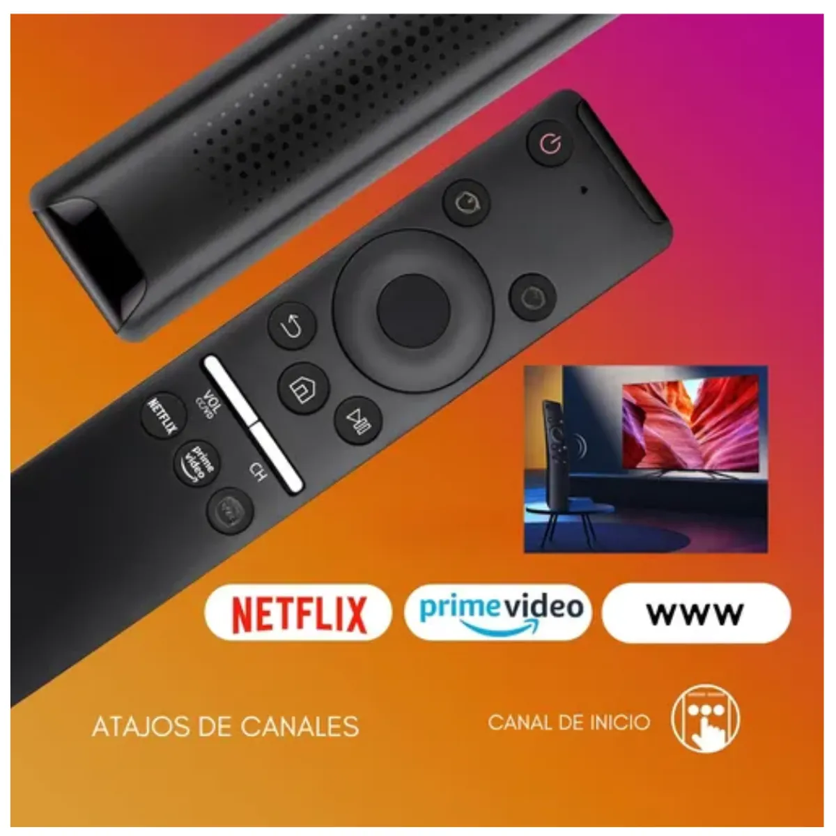GENERICO - Control Generic Cualquier Pantalla Samsung Smart Tv 4k Curve