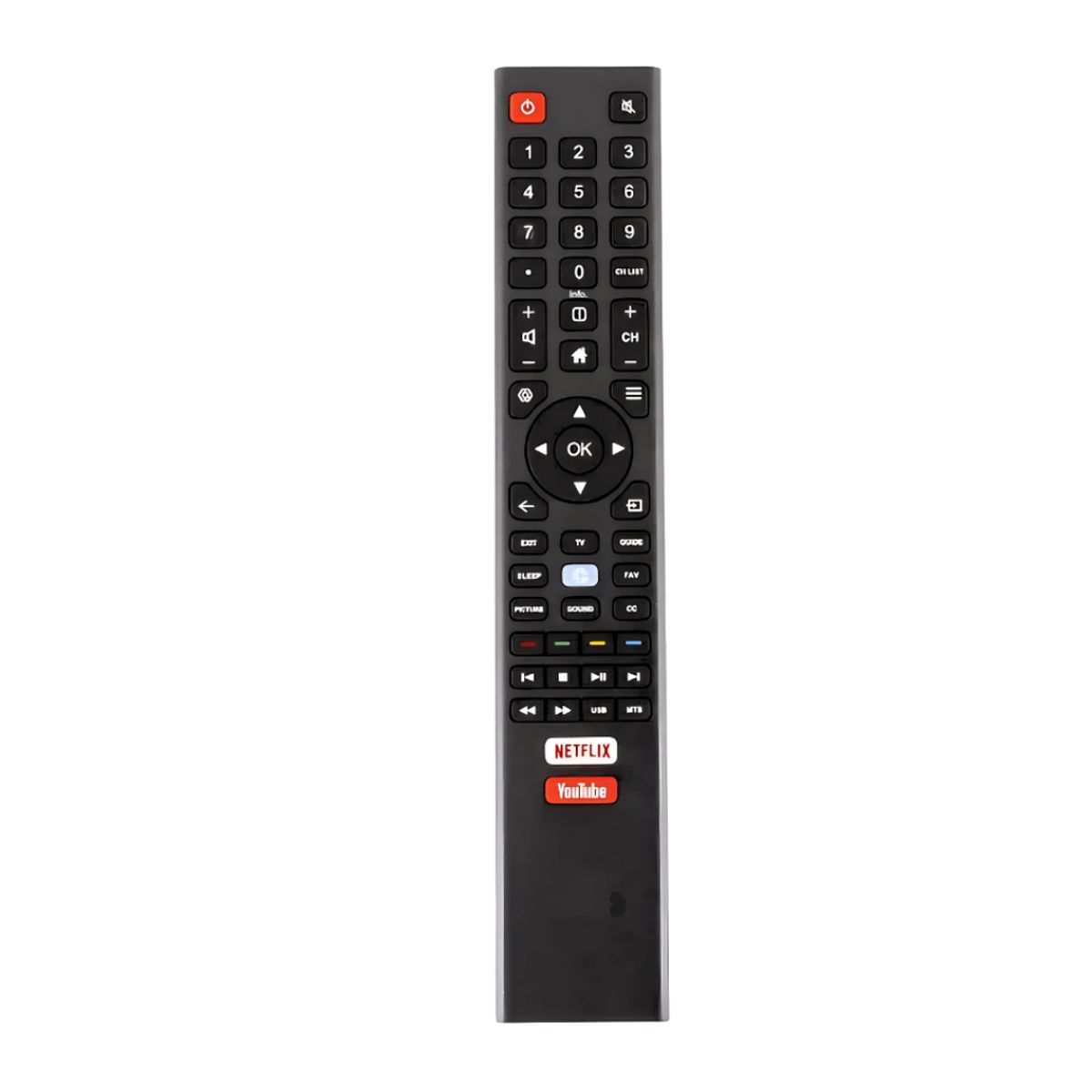 GENERICO - Control Remoto Para Kalley Smart + Forro Y Pilas AD-1608