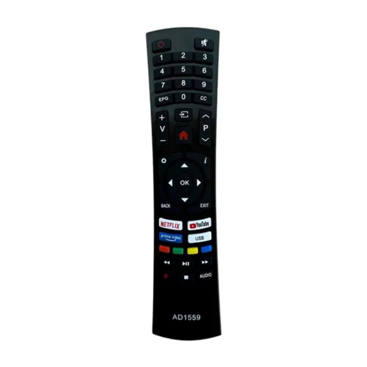 GENERICO - Control Remoto Tv Caixun Jlc Exclusiv Smart + Forro + Pilas AD1559