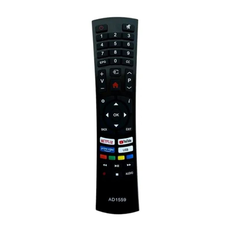GENERICO - Control Remoto Tv Caixun Jlc Exclusiv Smart + Forro + Pilas AD1559