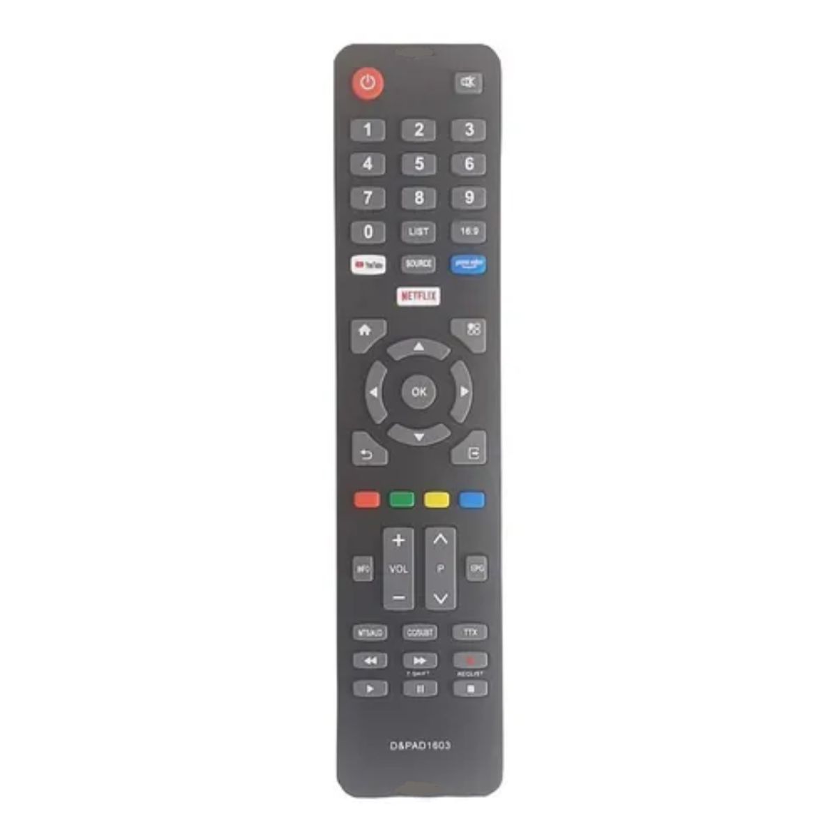 GENERICO - Control Para Smart Tv Challenger Hyundai + Pilas AD-1603