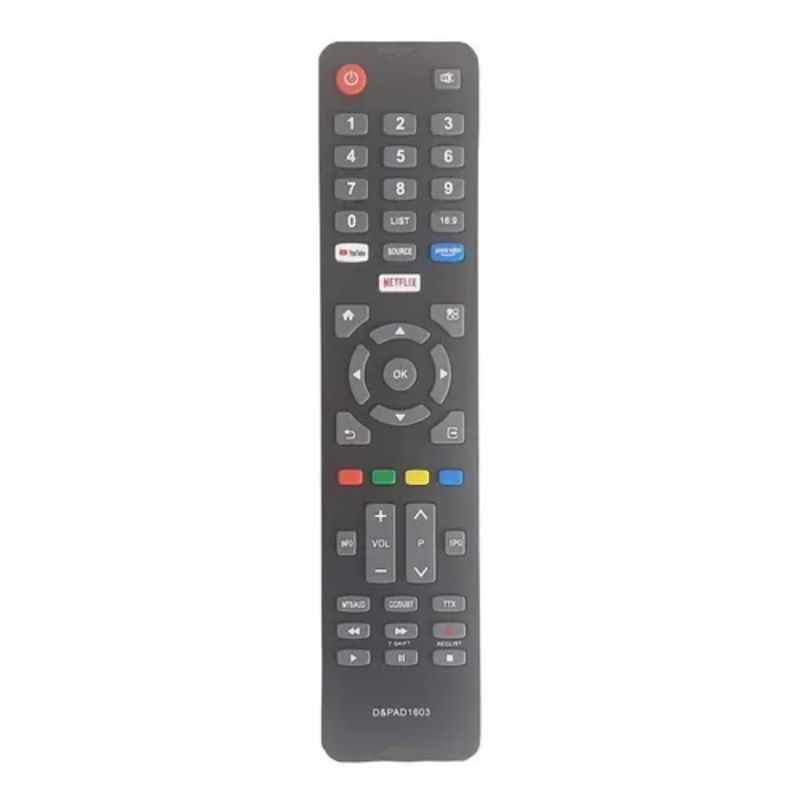GENERICO - Control Para Smart Tv Challenger Hyundai + Pilas AD-1603