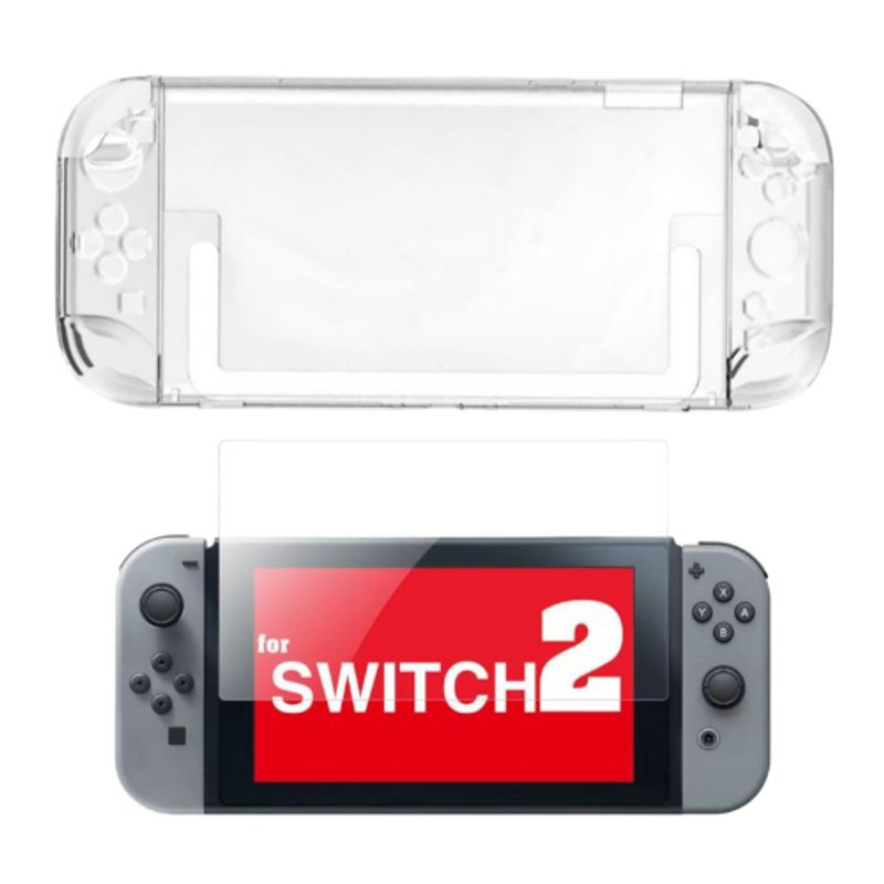 GENERICO - Acrilico Protector + Vidrio Templado Compatible Switch 2