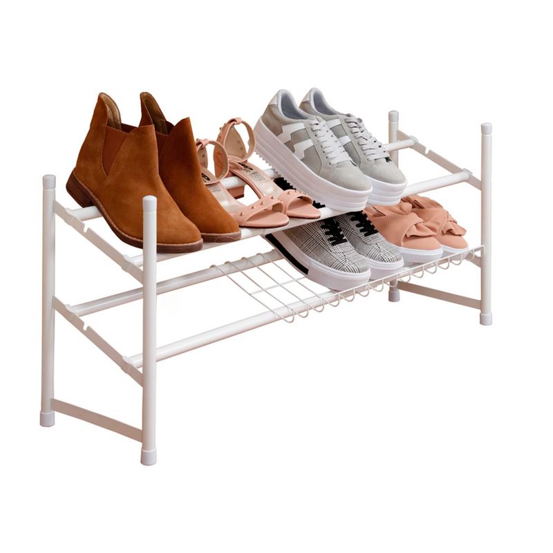 REJIPLAS - Zapatero expandible 2 niveles blanco