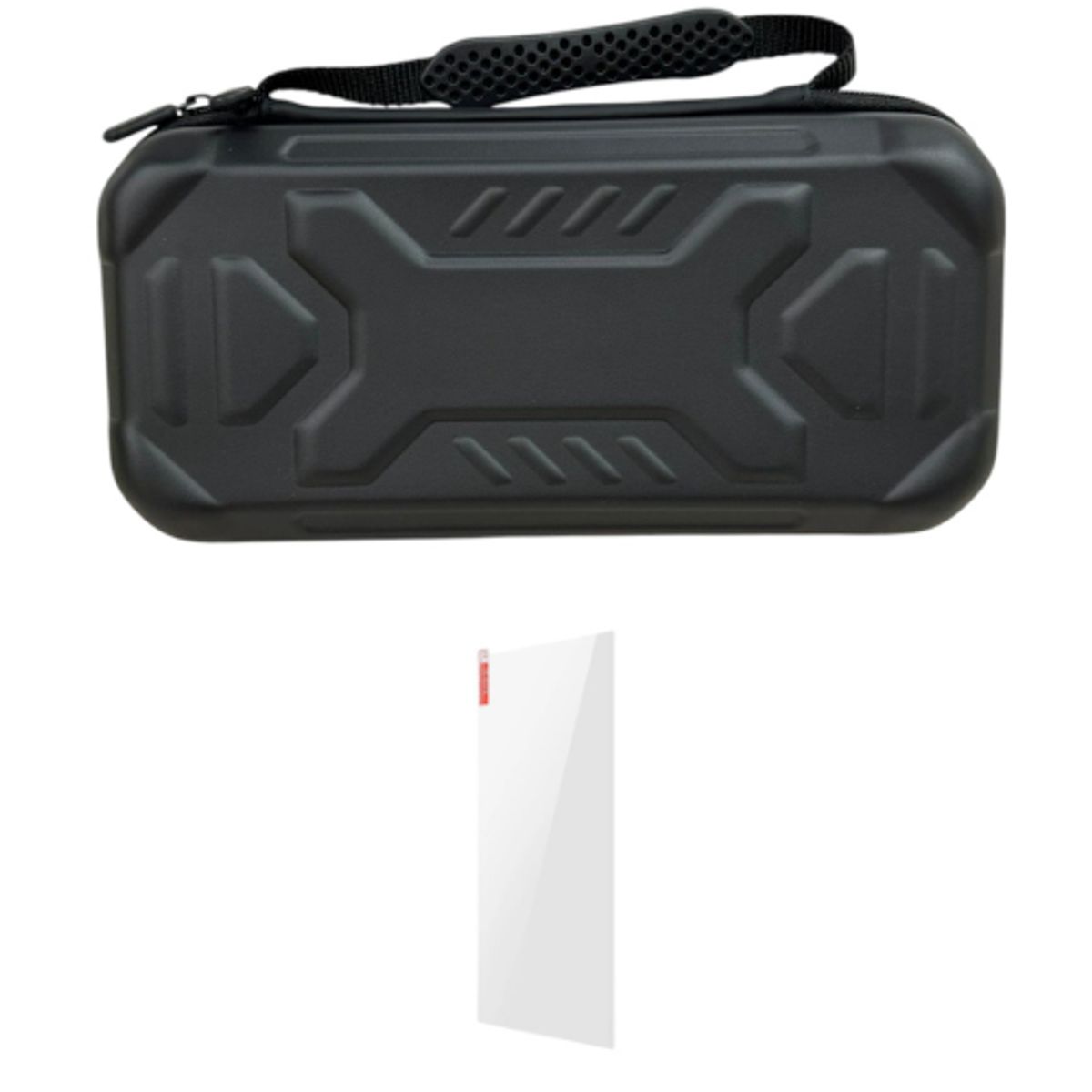 GENERICO - Estuche Con Relieve + Vidrio Templado Compatible Switch 2