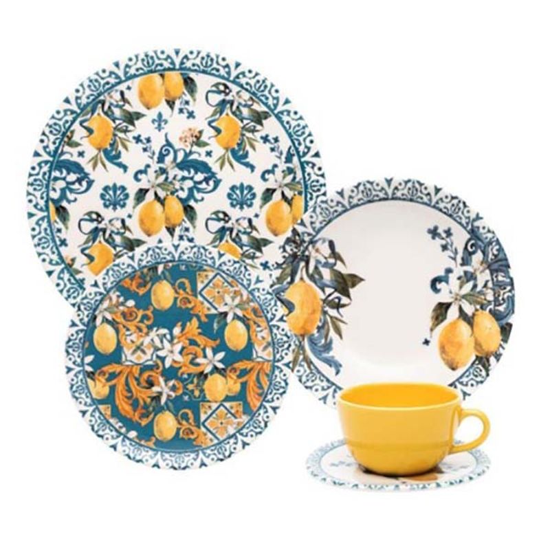 OXFORD - VAJILLA CERAMICA 20 PZAS 4PTOS UNNI SICILIANO