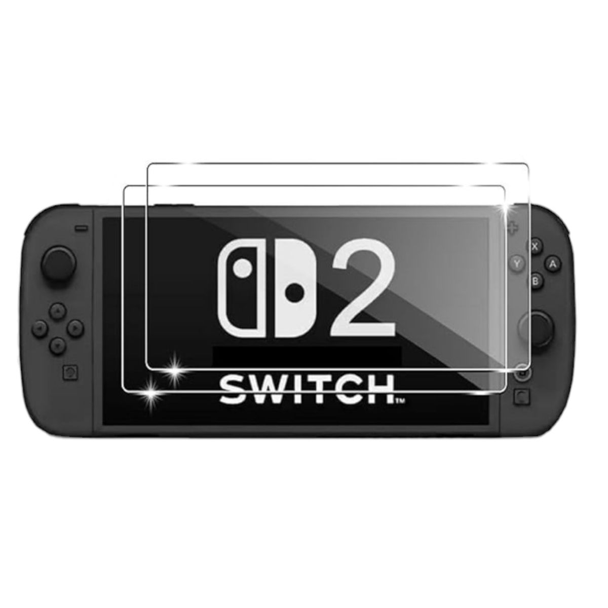 GENERICO - 2 Vidrio Templado Protector Pantalla Compatible Con Switch 2