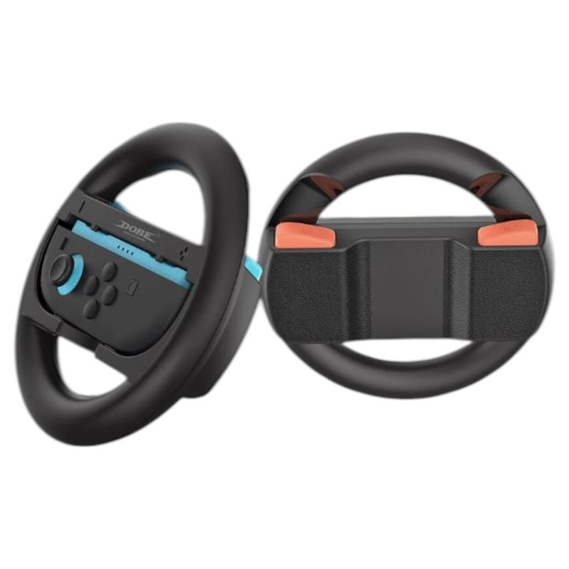 GENERICO - Volante Timon Rueda Negro Compatible Con Switch 2