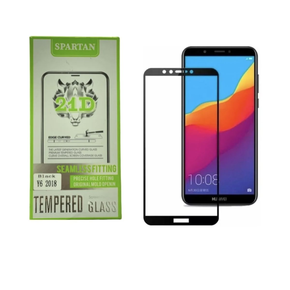 GENERICO - Vidrio Templado Para Celular Huawei Y6 2018